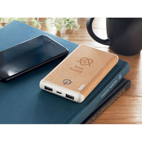 Powerbank kurk en tarwestro - Afbeelding 4